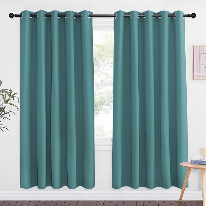 NICETOWN Sea Teal Blackout Curtains by NICETOWN