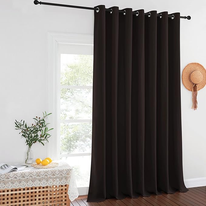 NICETOWN Toffee Brown Blackout Curtains - Image 8