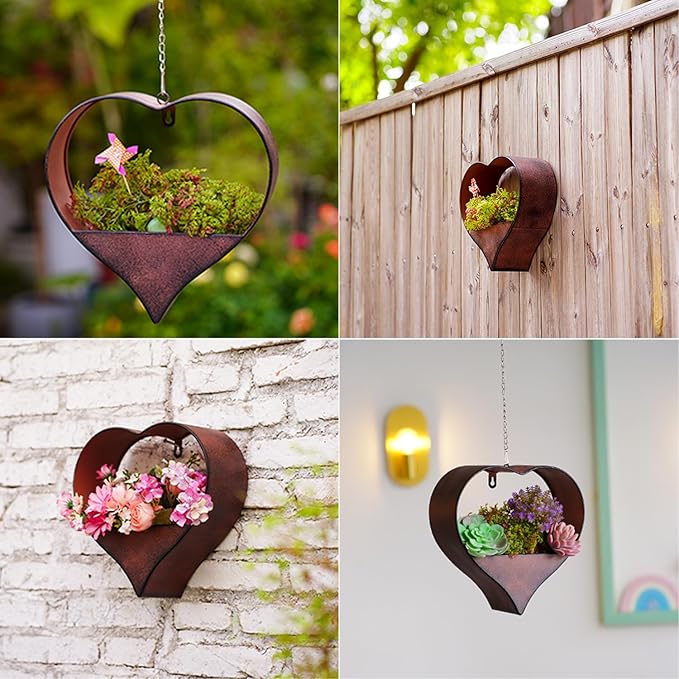 Metal Hanging Planters for Indoor & Outdoor Plants - Image 9