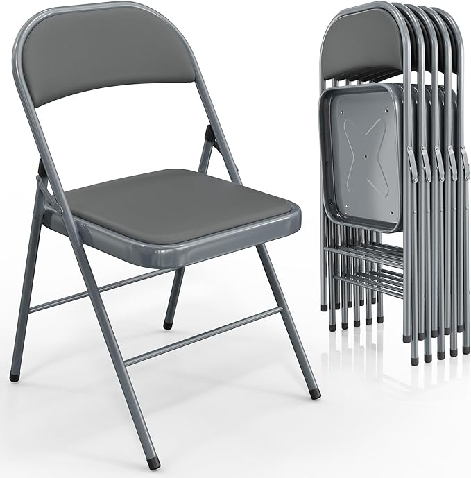 VINGLI 6 Pack Folding Chairs by VINGLI