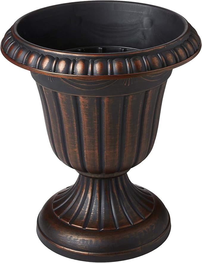 Arcadia Garden Products PL20CP Classic Traditional Plastic Urn Planter - Image 2