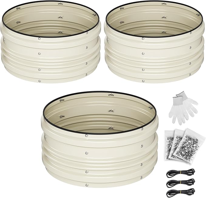 WORKPRO 3Pcs 2x2x1ft Galvanized Raised Garden Bed Set, Rust & Corrosion - Image 8