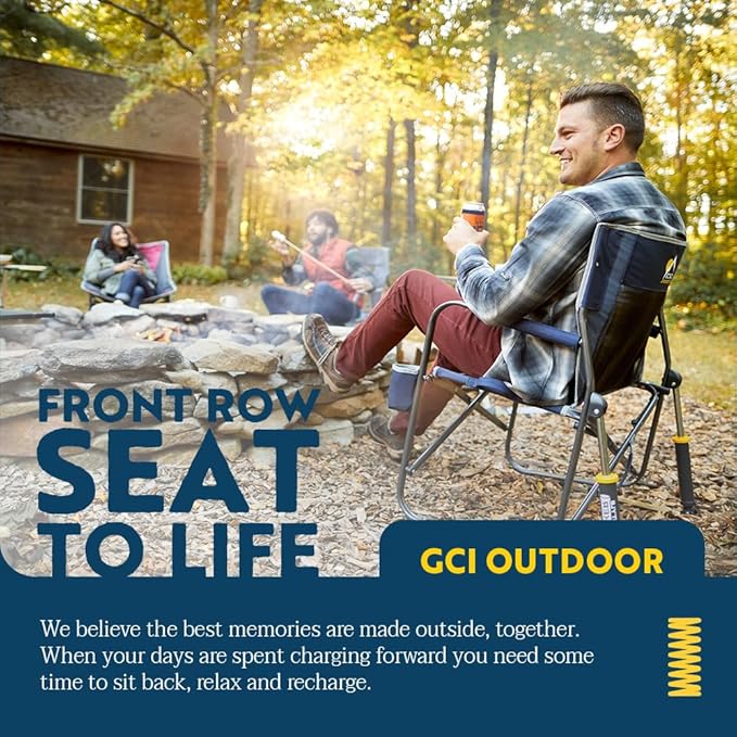 GCI Outdoor Freestyle Rocker Portable Folding Rocking Chair, Outdoor Camping - Image 7