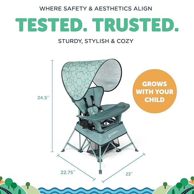 Baby Delight Go with Me Venture Portable Chair | Indoor and Outdoor | Sun - Image 4