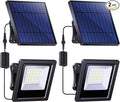 Solar Lights Outdoor, Solar Powered Flood Lights Weatherproof, Dusk to Dawn Led by Lightonight