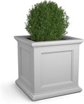 Mayne Fairfield 28-Inch Square Planter – Weather-Resistant Planter by Mayne