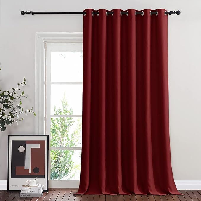 NICETOWN Blackout Sliding Glass Door Curtains, Room Darkening Thermal Insulated - Image 8