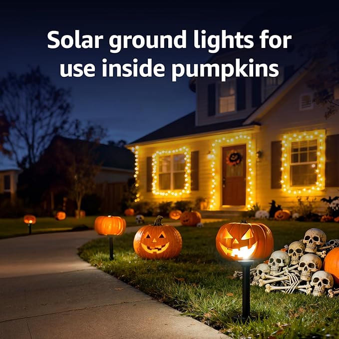 Lepro Solar Decorative Spot Lights 4 Pack, Warm White Accent Lights - Image 9