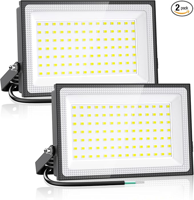 Onforu 120W LED Flood Light Outdoor, 12000LM Security Lights, IP66 Waterproof by Onforu