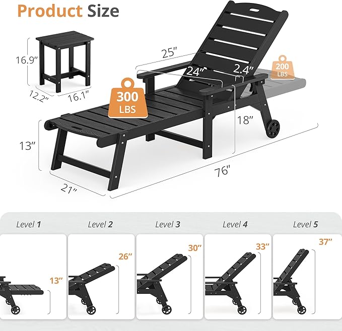 LUE BONA Chaise Lounge Chair - Image 2