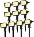 nipify 10 Pack Solar Spot Lights Outdoor Motion Sensor by Nipify