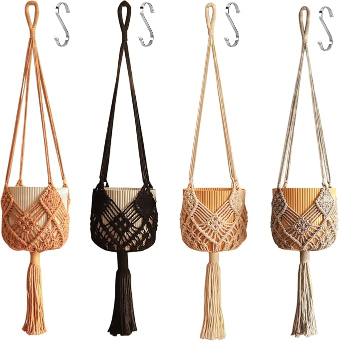 Hanging Planter with Patterns - Image 2