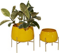 Deco 79 Metal Indoor Outdoor Planter Small Planter Pot by Deco79