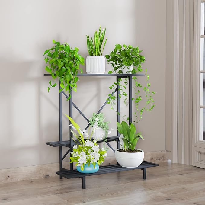 Zhongma 3 Tier Plant Stand Space-Saving Heavy Duty Plant Holder - Image 4