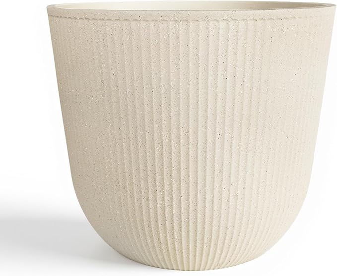 WORTH Garden Round Large Planter Pot 1-Pack by WORTH