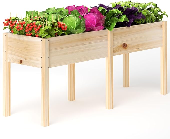 MIXC 72”L X 23”W Raised Garden Bed Outdoors by MIXC