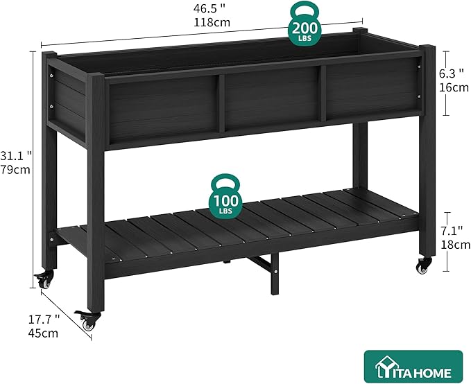 YITAHOME Raised Garden Bed HDPE - Image 4