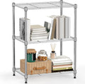 450 lbs Wire Storage Shelving 3-Tier Utility Shelving Unit Steel Organizer Wire by MEIGAOPLASTICANDMETALHKCOLIMITED