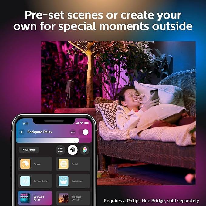 Philips Hue Lily Outdoor Smart LED Spotlight - Image 9