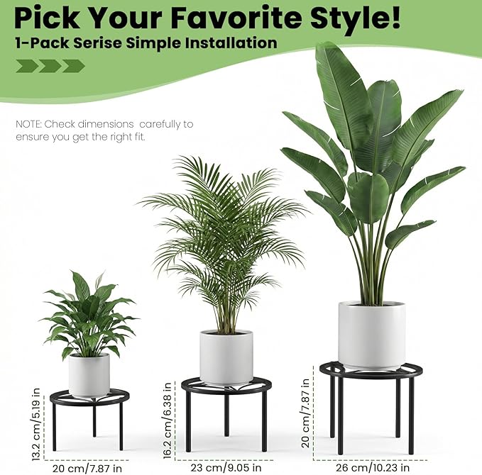 TOSKING Heavy Duty Metal Plant Stand - Image 9