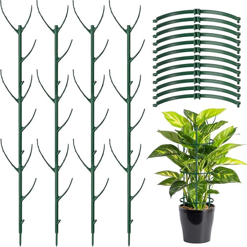 12 Pack Plant Support Stake Half Round Plant Support by BUYNOW