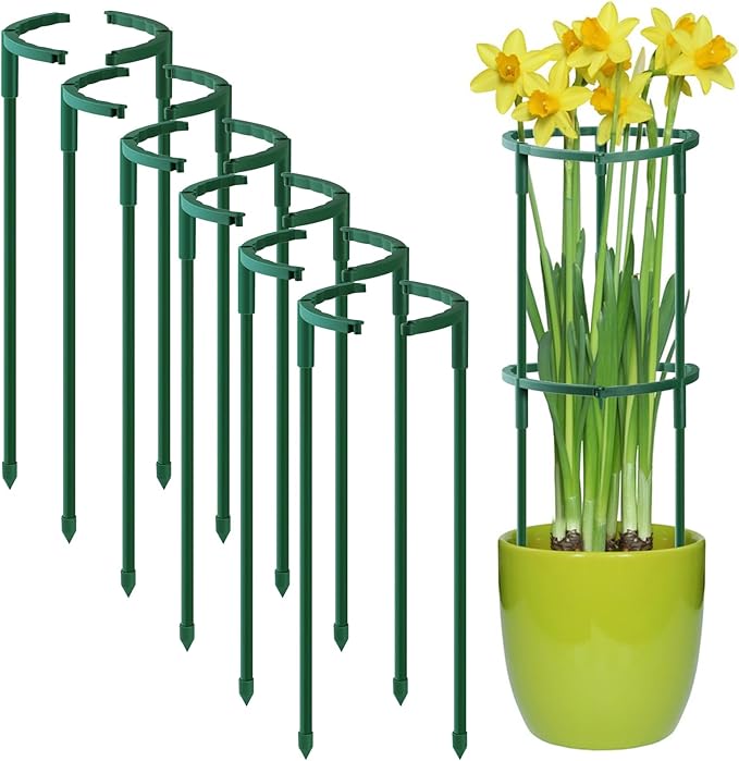 Uzoli 12 Pack Plant Support Stakes Sets by Uzoli