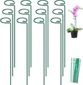 FEED GARDEN 24 Inch 12 Pack Plant Support Stakes, Metal Garden Flower Stakes by FEEDGARDEN
