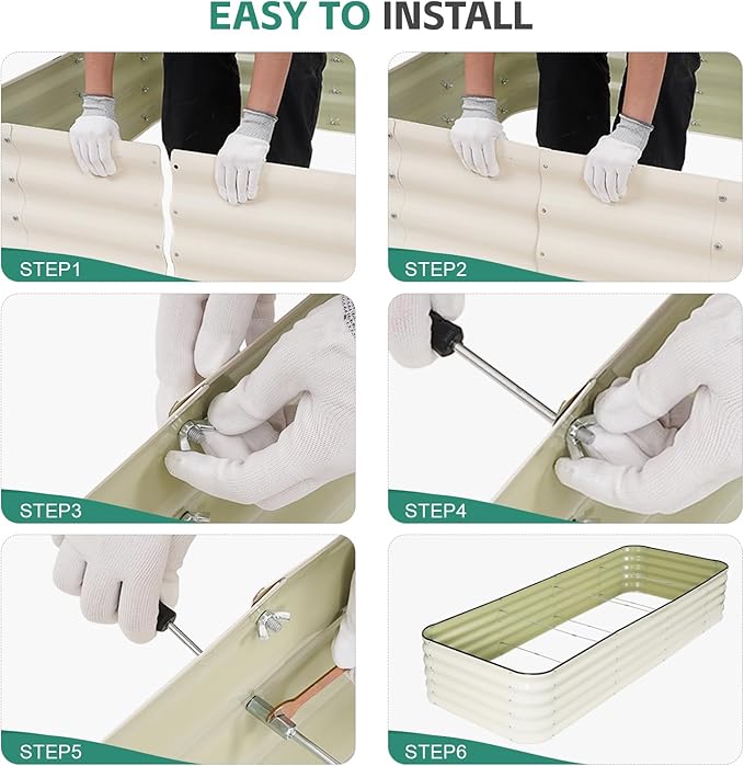 5 in 1Galvanized Raised Garden Bed - Image 9