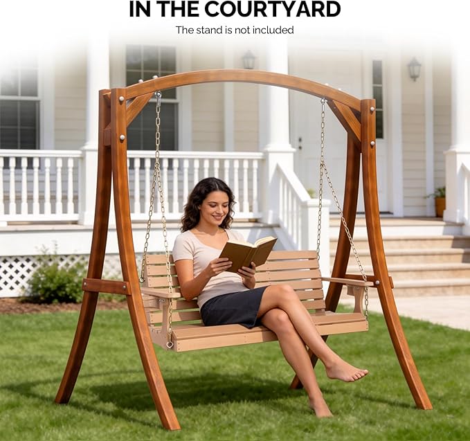 VINGLI Heavy Duty 1600 LBS HDPE Porch Swing Outdoor - Image 8