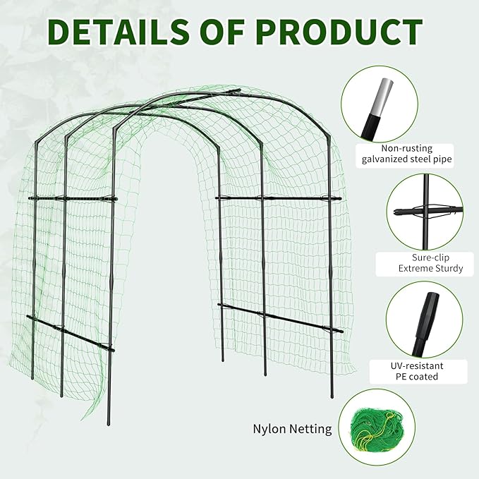 DoCred Tall Garden Arch Trellis - Image 7