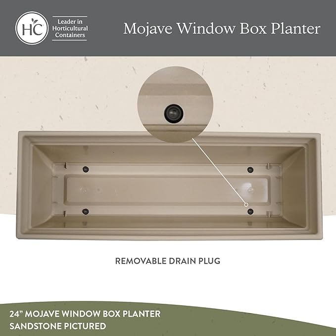 The HC Companies 24 Inch Mojave Window Planter Box - Image 4