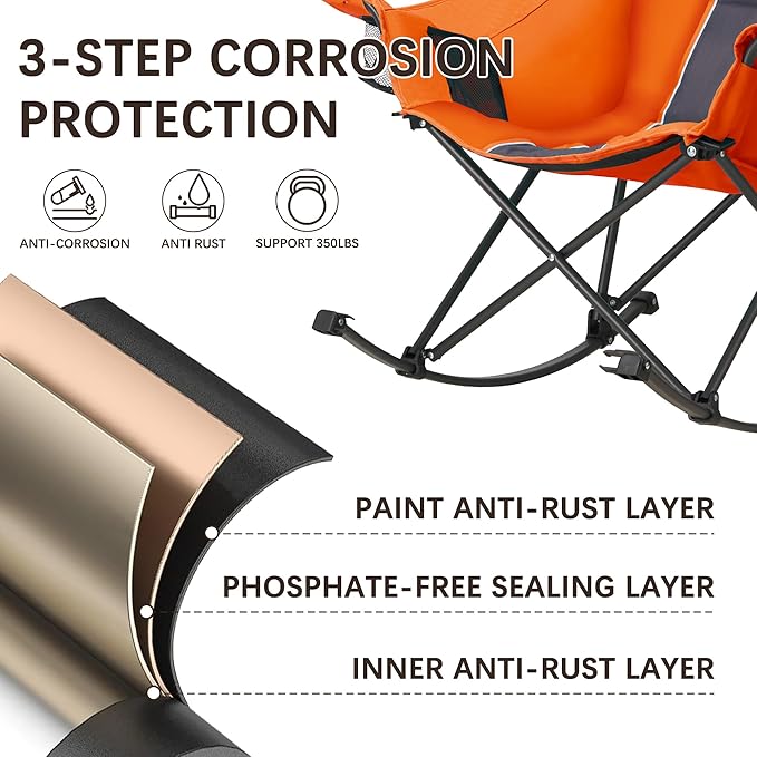 Oversized Rocking Camping Chair - Image 5