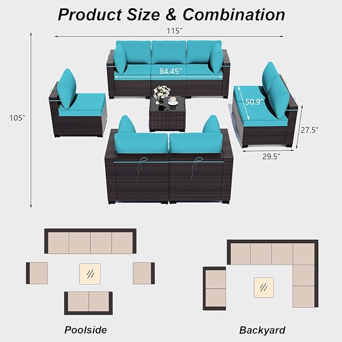 ALAULM Patio Furniture Set - Image 6
