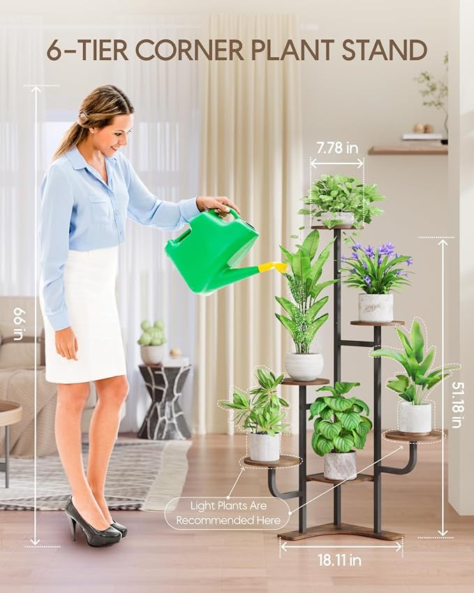 Corner Plant Stand Indoor - Image 5