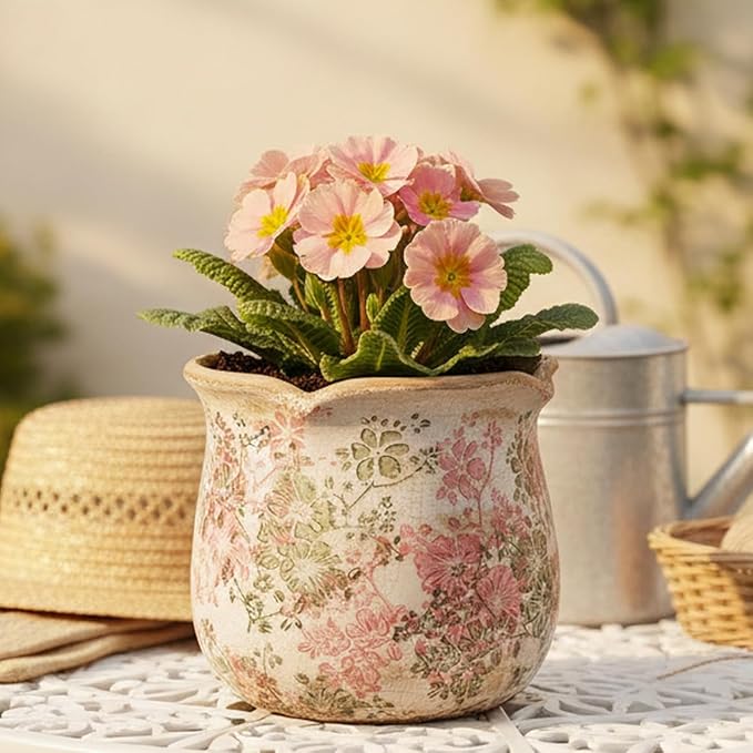 Ceramic Pots for Plants, Vintage Plant Pot - Image 2