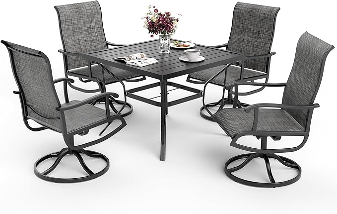 Pamapic 5-Piece Outdoor Dining Set, Patio Dining Set by Pamapic