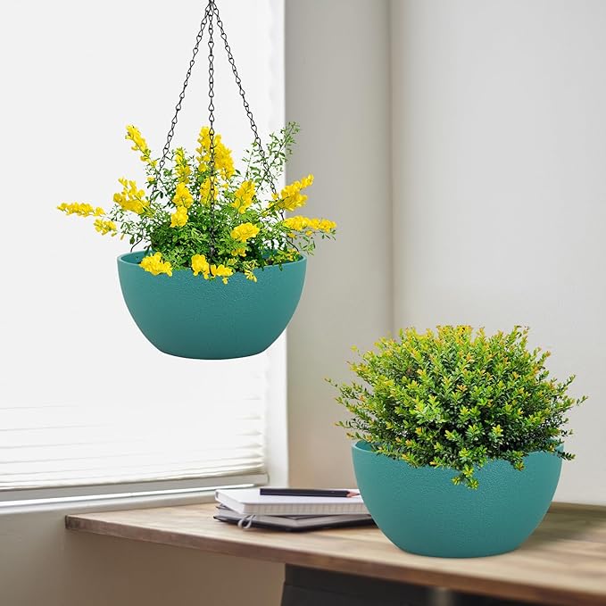 8 inch Small Hanging Planters Plant Pots - Image 5