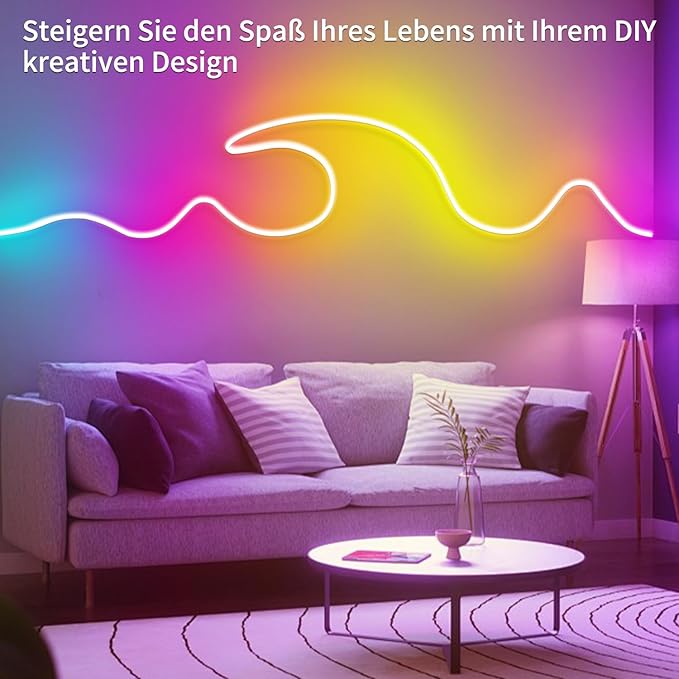 132FT Neon LED Rope Lights IP65 Waterproof LED Lights - Image 4