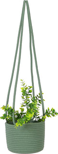 Hanging Planter Basket Jute Rope Woven Plant Hangers Indoor Hanging Plant by RUIZHIXUAN