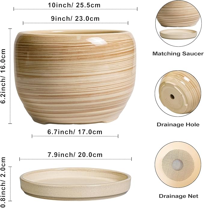 SQOWL Ceramic Plant Pot - Image 3