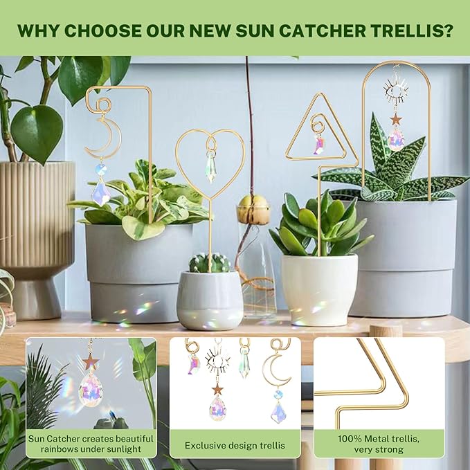 Small Trellis for Potted Plants Indoor - Image 2