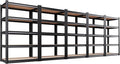 Set of 5 Garage Shelving Heavy Duty Storage Shelves, Metal Adjustable Shelving by Unknown