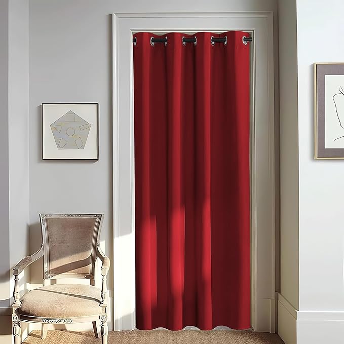 NICETOWN Door Curtain for Closet Doors 80 Inches Long 1 Panel, Room Divider by NICETOWN