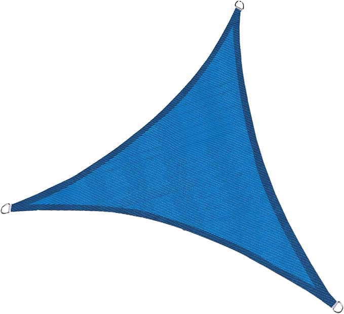 LOVE STORY 16' x 16' x 16' Triangle Blue Sun Shade Sail Canopy UV Block - Image 7
