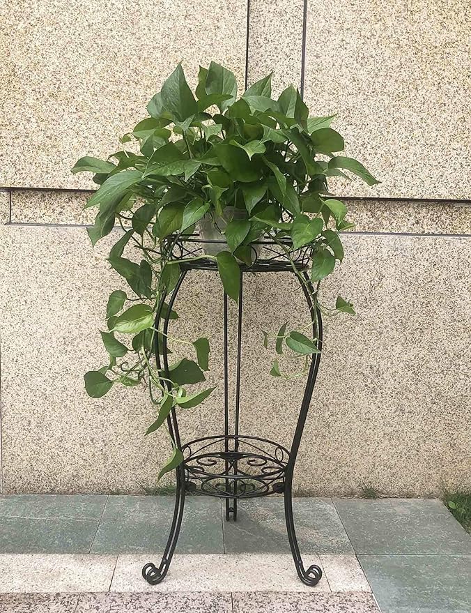 28.4 inches Tall Metal Plant Stand 11.8 Dia - Image 6