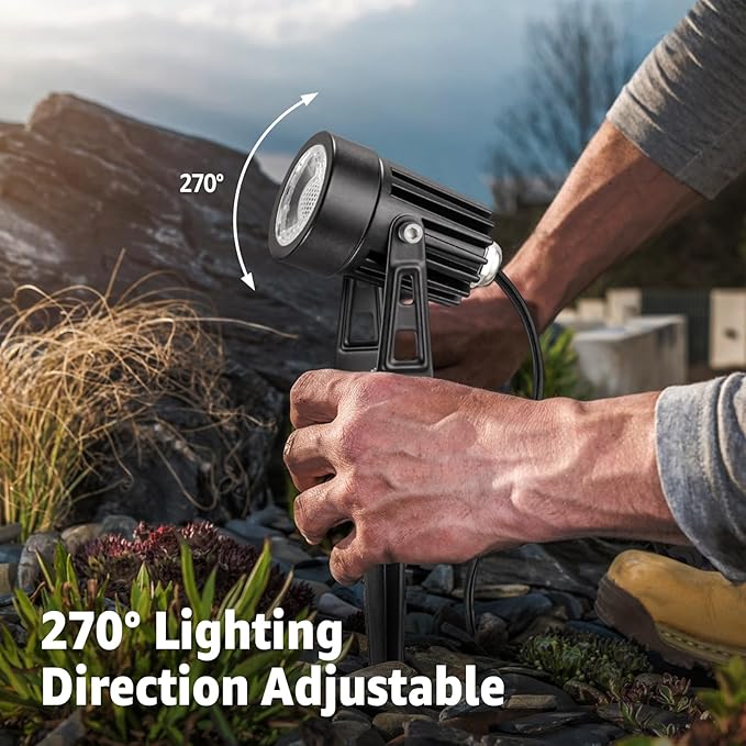 SUNVIE 3W Low Voltage Landscape Lighting LED Landscape Spotlights - Image 4