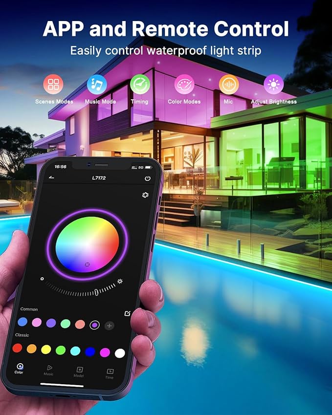 100FT Outdoor LED Strip Lights Waterproof IP65 Led Strip Lights - Image 4