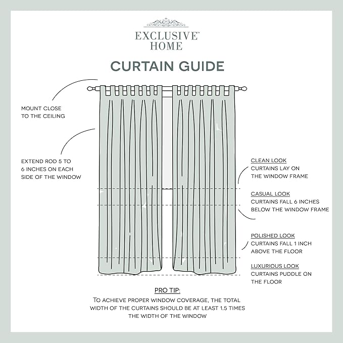 Exclusive Home Cabana Solid Indoor/Outdoor Light Filtering Hook-and-Loop Tab - Image 9
