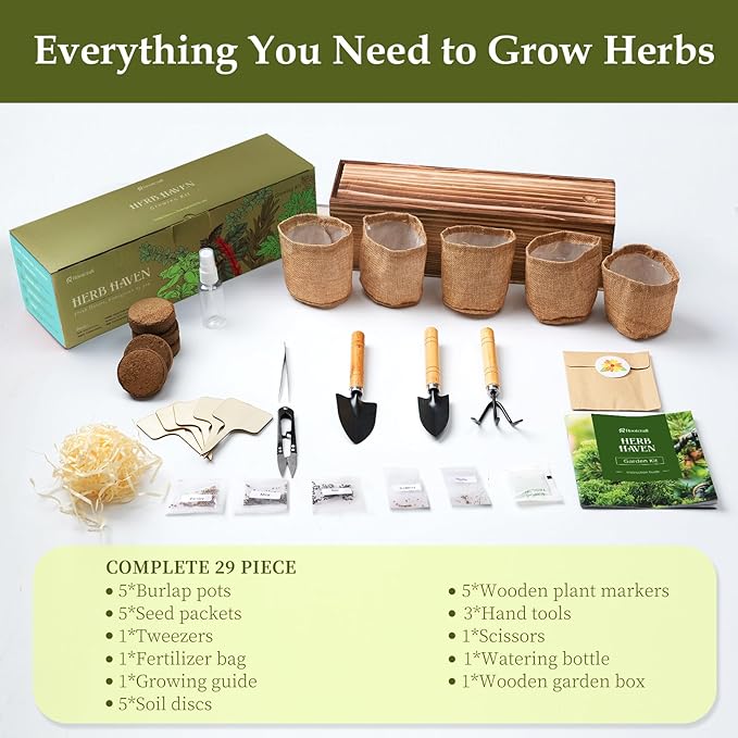 5 Herb Garden Planter Indoor - Image 3