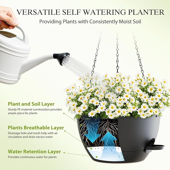10 Inch Hanging Baskets 2 PC - Image 4